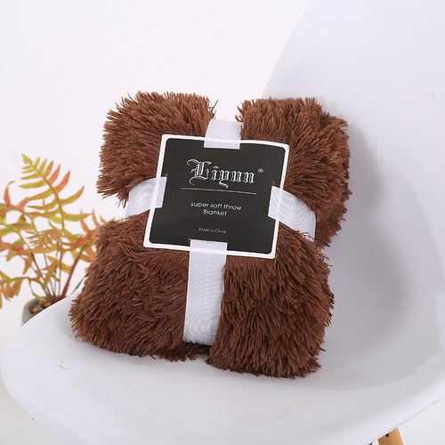  Designer Hug Sleep Double Sided Crystal Velvet Winter Dog Sofa Korean Luxury Picnic Pet Bed Throw Baby Blanket