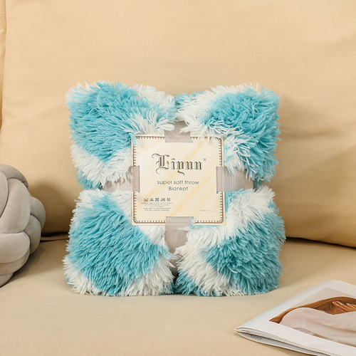  Designer Hug Sleep Double Sided Crystal Velvet Winter Dog Sofa Korean Luxury Picnic Pet Bed Throw Baby Blanket