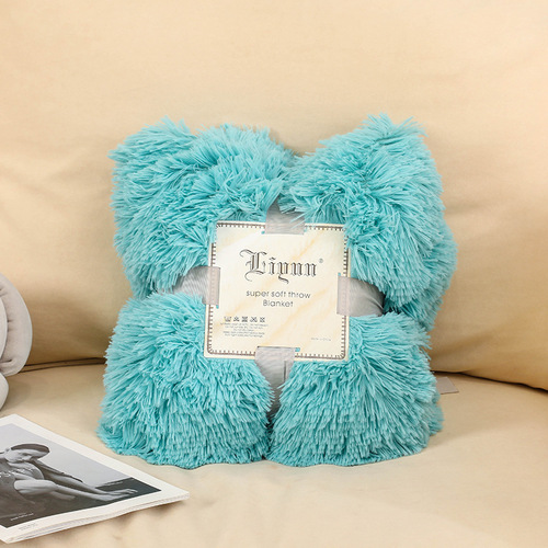  Designer Hug Sleep Double Sided Crystal Velvet Winter Dog Sofa Korean Luxury Picnic Pet Bed Throw Baby Blanket