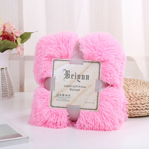  Designer Hug Sleep Double Sided Crystal Velvet Winter Dog Sofa Korean Luxury Picnic Pet Bed Throw Baby Blanket