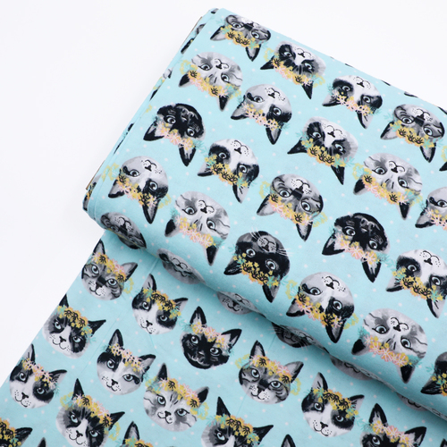  100% cotton flannel printed muslin fabric baby bedding fabric FN-AM00018