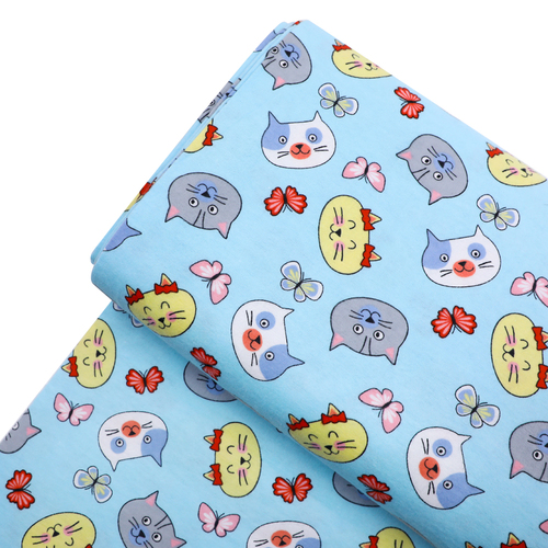  100% cotton flannel printed muslin fabric baby bedding fabric FN-AM00018