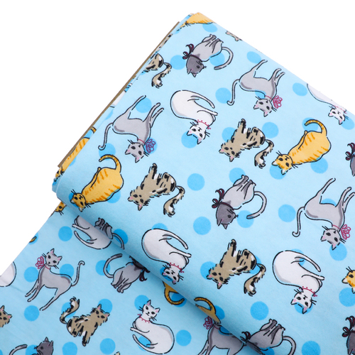  100% cotton flannel printed muslin fabric baby bedding fabric FN-AM00018