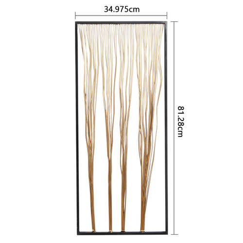 Mayco 2022 Home Decorating Accessories Decor Contemporary Hanging Wire Iron Metal Tree Wall Art