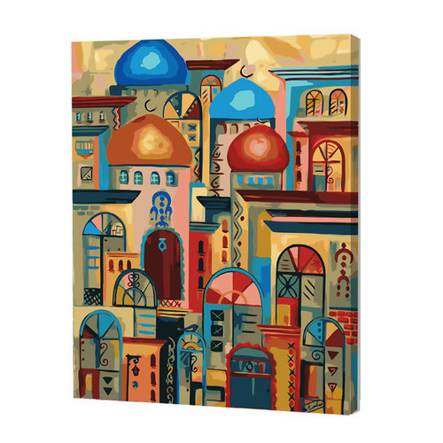  paint by numbers islamic decor Painting wall islamic Canvas decoration wall art with frame