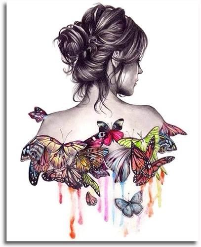 Colorful Nudes Pictured Painting Sexy Nude Woman Body Paintings Wall Art Nude Paintings for Livingroom