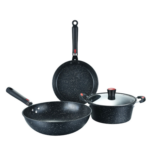 Amazon Top Seller Cookware pots and pans Kitchen Non Stick Cooking Pot Set soup stock pots Housewares