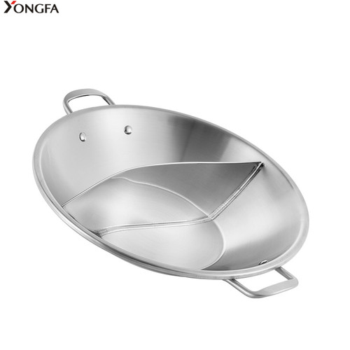 Yongfa Kitchenware Hot Pot Stock Cooking Pots Cookware Set  Direct Sale Stainless Steel Chinese Soup & Stock Pots