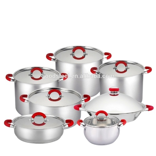 support ization 34cm big Stock Pot  Even Heat Cooking Stock Pot Large Buffet Stainless Soup Pot