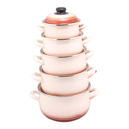 2020 New Products Hot Sale Cast Iron Enamel Casserole Cookware Soup And Cooking Pot Casserole Pots