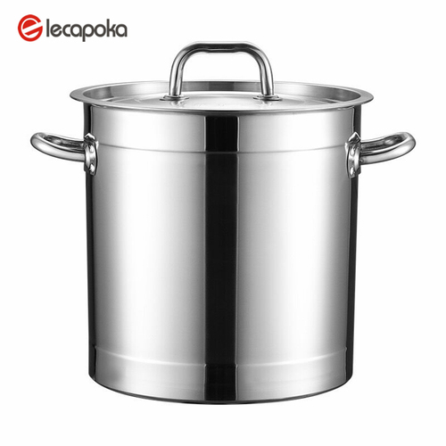 Hot Sale 304 Stainless Steel Commercial Restaurant Cooking Induction Pots Soup Pot