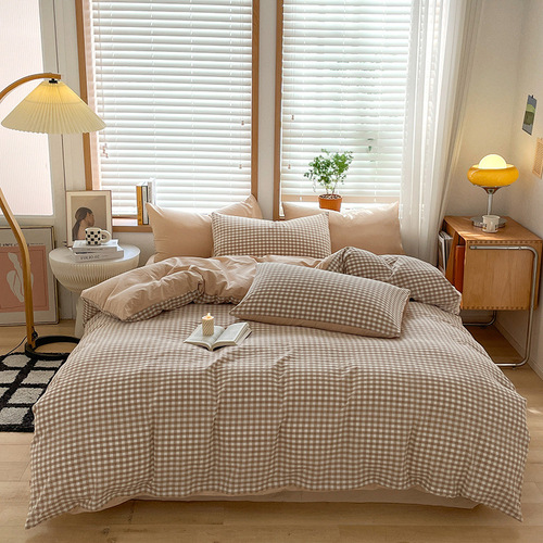 Four piece designer bedding luxury brand designer comforter sets bedding for queen