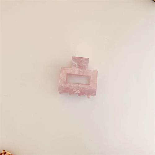 Yiwu futian market  5 cm acetate small hair claw Flower Leopard Clip Sweet Simple Bangs Hair Clip for women