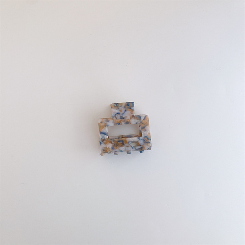 Yiwu futian market  5 cm acetate small hair claw Flower Leopard Clip Sweet Simple Bangs Hair Clip for women