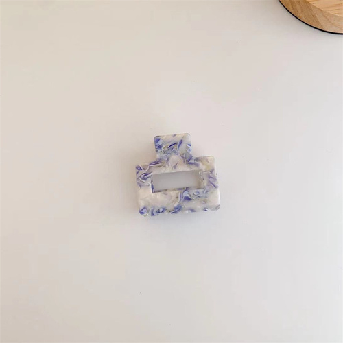 Yiwu futian market  5 cm acetate small hair claw Flower Leopard Clip Sweet Simple Bangs Hair Clip for women