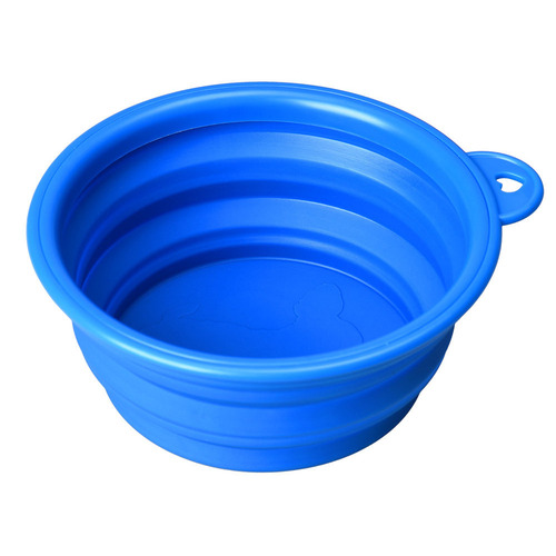 Folding Silicone Dog Bowl Large Pet Collapsible Food Container Outdoor Travel Pet Feeding Bowl Portable Dish Bowls