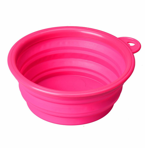 Folding Silicone Dog Bowl Large Pet Collapsible Food Container Outdoor Travel Pet Feeding Bowl Portable Dish Bowls