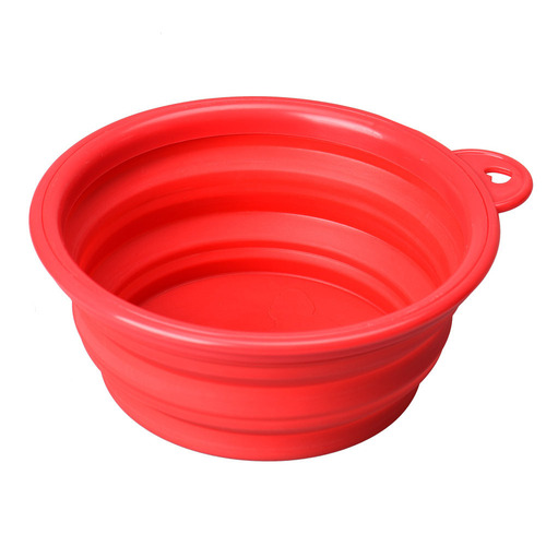 Folding Silicone Dog Bowl Large Pet Collapsible Food Container Outdoor Travel Pet Feeding Bowl Portable Dish Bowls
