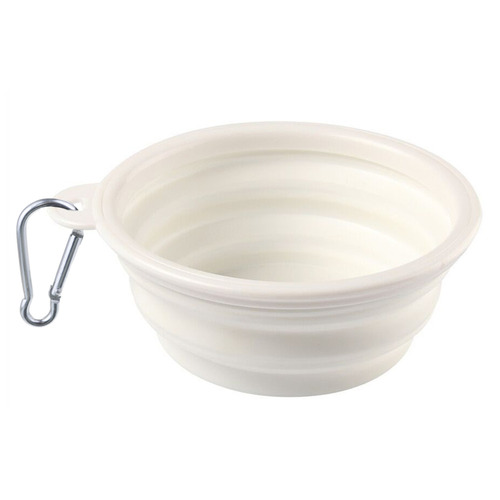 Folding Silicone Dog Bowl Large Pet Collapsible Food Container Outdoor Travel Pet Feeding Bowl Portable Dish Bowls