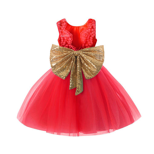 Toddler Baby Girl Dress Big Bow Baptism Dress for Girls First Year Birthday Party Wedding Dress Baby Clothes Tutu Fluffy