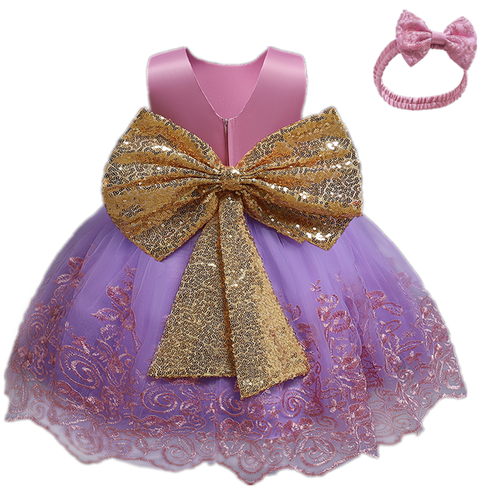 Toddler Baby Girl Dress Big Bow Baptism Dress for Girls First Year Birthday Party Wedding Dress Baby Clothes Tutu Fluffy