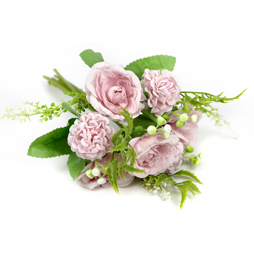 Wedding Roses Bouquet with Artificial Flowers Elegant Bride's Holding Bouquet for Home Decoration Vases