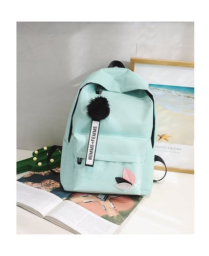 15L  Fresh Travel Solid Color Backpack Student Girl School Bags For Teenage College Wind Women Schoolbag Cheap Backpacks