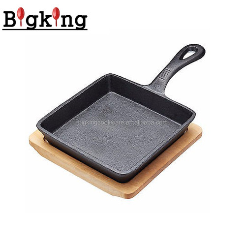 Japanese Style Cast Iron Mini Frying Skillet Pan Egg Cooker Omelette Pan