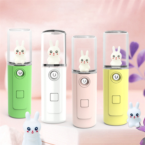 Cute Animal Cow Rabbit 30ml Bottle Nano Mist Spray Facial Sprayer Beauty Portable Moisturizing Water Meter