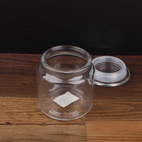 0.7L small round food grade heat resistant glass casserole with glass lid