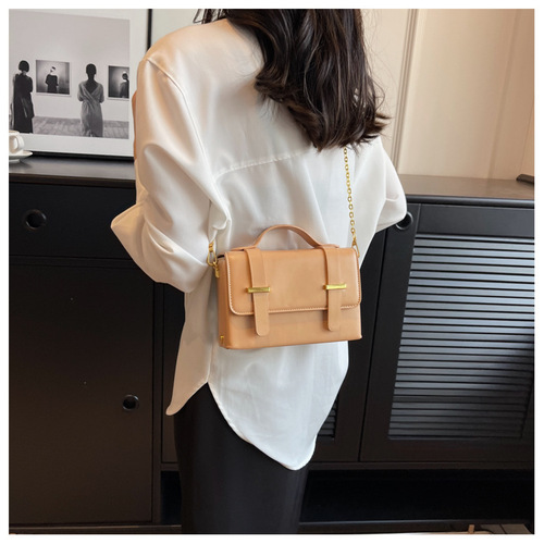 Luxury Brand New Korea Fashion Satchel Messenger Bag Women's Shoulder Bag PU Leather OL Business Briefcase Square Crossb