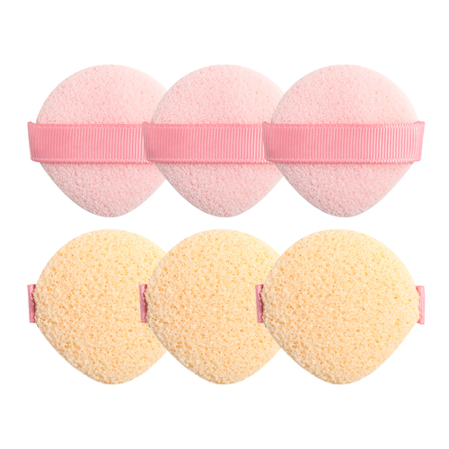 BS-MALL Facial Cleansing Sponges Skin-friendly Reusable Soft Reusable Makeup Removal Pad Facial Cleansing Exfoliating Sp