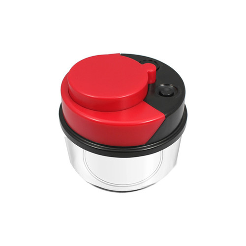2200ML AS plastic BPA  round  Proof Vacuum Sealed Herbs Containers set airtight food fresh keeper vacuum sealed food sto