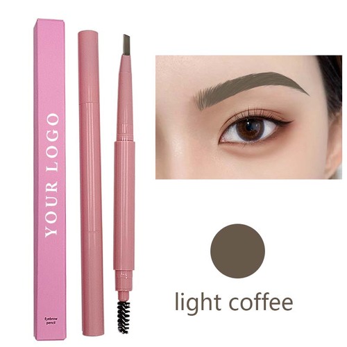  Vegan Pink Eye Brow Pen Vendor Waterproof Makeup Private Label Eyebrow Pencil