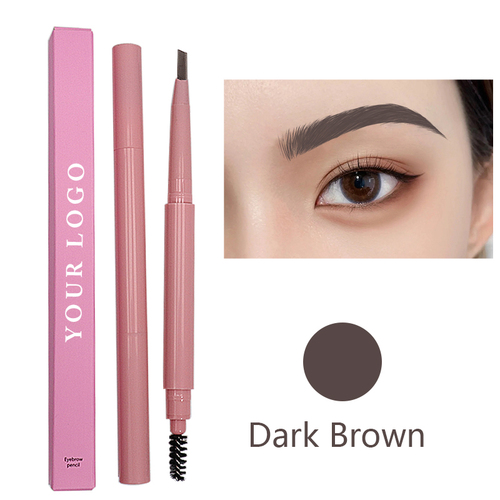  Vegan Pink Eye Brow Pen Vendor Waterproof Makeup Private Label Eyebrow Pencil
