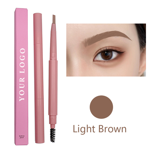  Vegan Pink Eye Brow Pen Vendor Waterproof Makeup Private Label Eyebrow Pencil