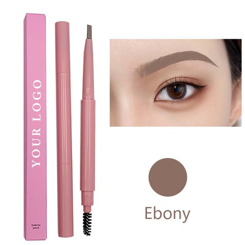  Vegan Pink Eye Brow Pen Vendor Waterproof Makeup Private Label Eyebrow Pencil