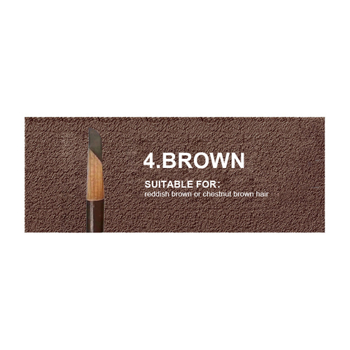 Waterproof and hemp-proof eyebrow design pen long-lasting wooden eyebrow pencil