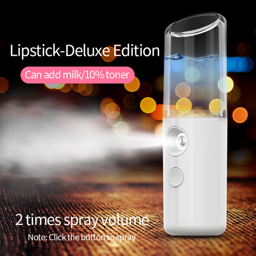Handy Nano Facial Mister Portable Mini Atomization Steamer Mister Cool with Large Capacity Face Moisturizing Nano Mist S