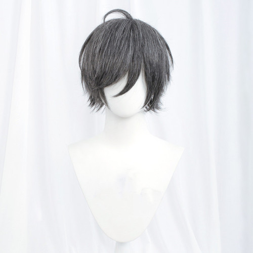  30cm Short MSN Wig Cosplay Multi Colors Straight Peluca Synthetic Anime Hair Cosplay Heat Resistant Wigs For P