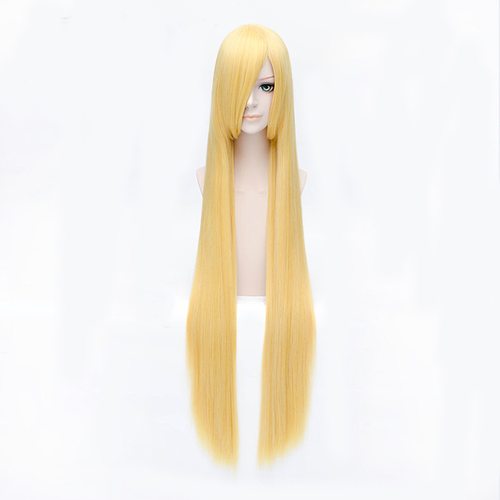  Anime Cosplay Wig Long Bone Straight Synthetic Hair Wigs 80cm Hair Oblique Bangs Party Fashion Wigs