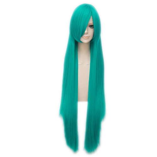  Anime Cosplay Wig Long Bone Straight Synthetic Hair Wigs 80cm Hair Oblique Bangs Party Fashion Wigs