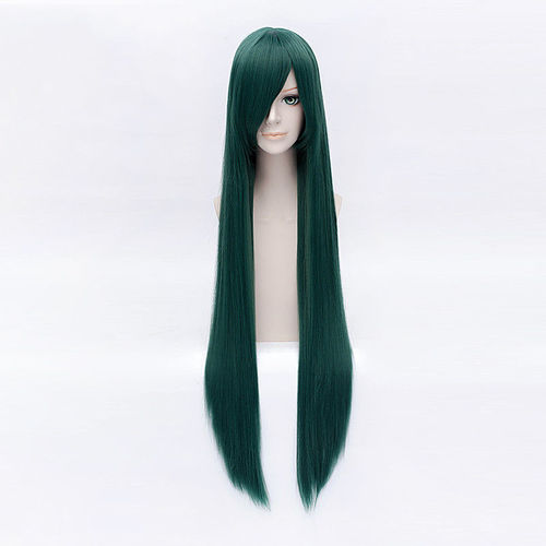  Anime Cosplay Wig Long Bone Straight Synthetic Hair Wigs 80cm Hair Oblique Bangs Party Fashion Wigs