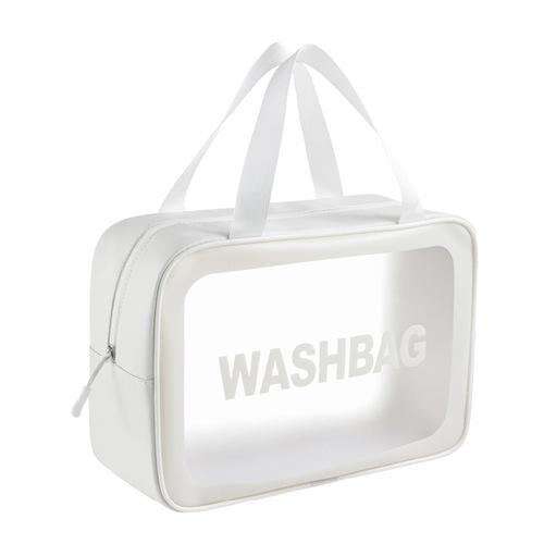2022 hot selling PU wash bag bath bag , TPU material waterproof makeup cosmetic bag