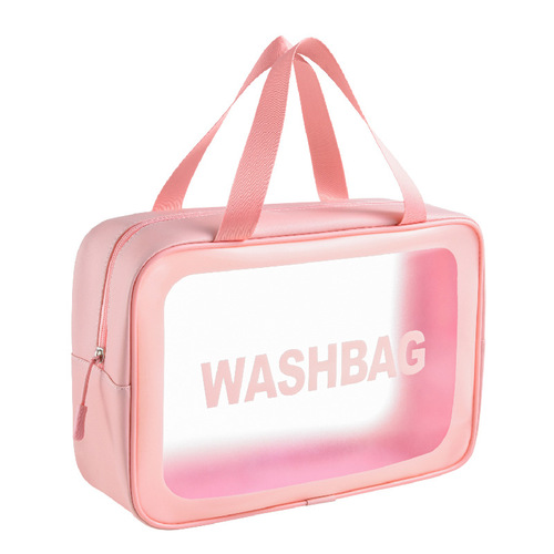 2022 hot selling PU wash bag bath bag , TPU material waterproof makeup cosmetic bag