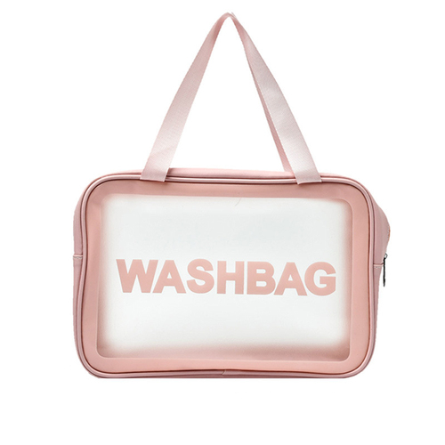 Promotional Black Wash Bags with   Travel Makeup Waterproof PVC Washbag for Men Women