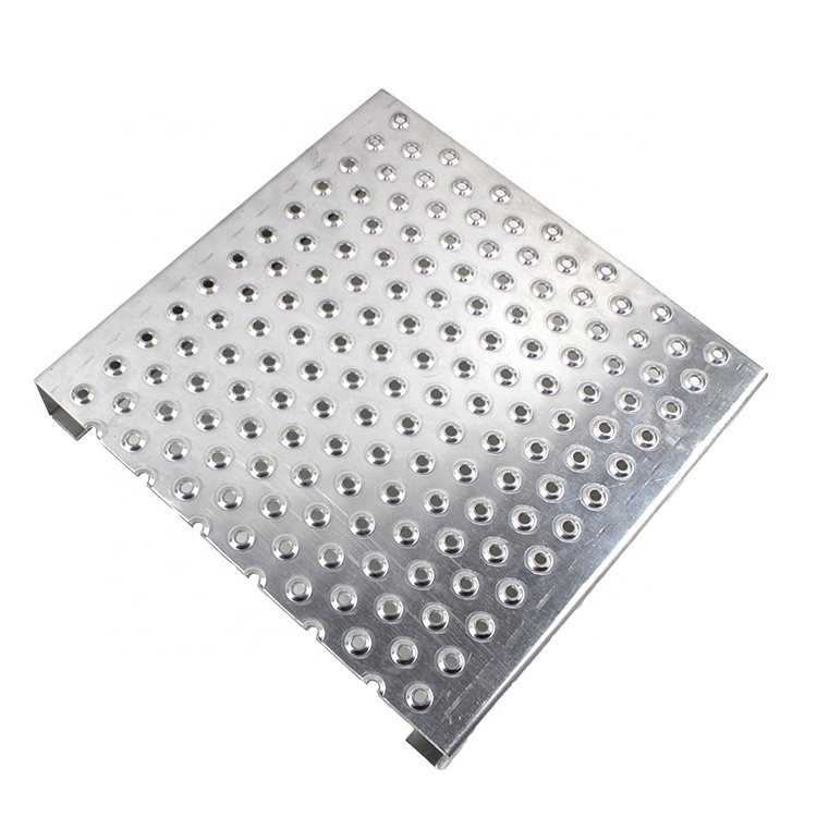 Grip Strut Channel Aluminum 3-Diamond Plank Safety Grating, 144" Length x 7" Width x 1.5" Depth