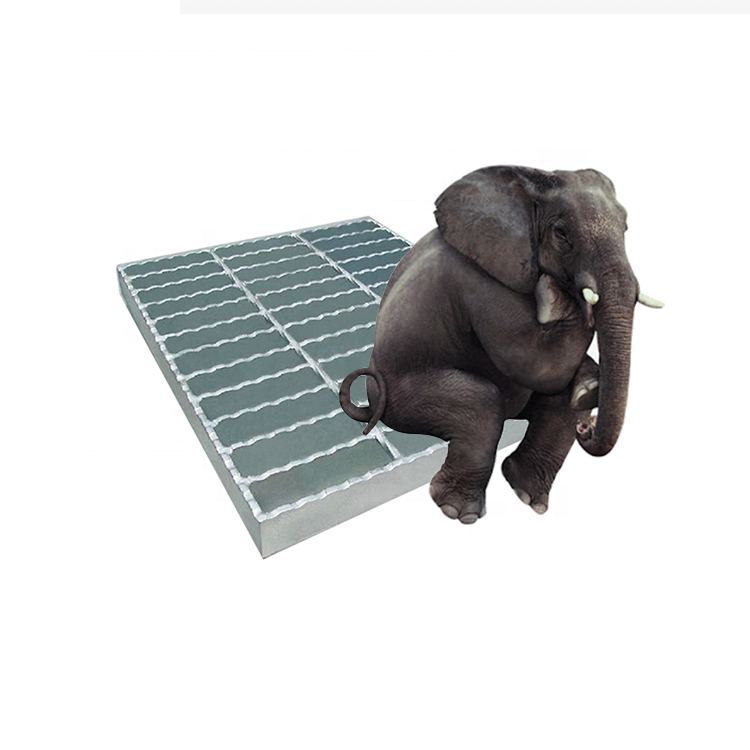 Q235 Metal building materials 32x5mm Galvanized Steel Grating weight kg m2