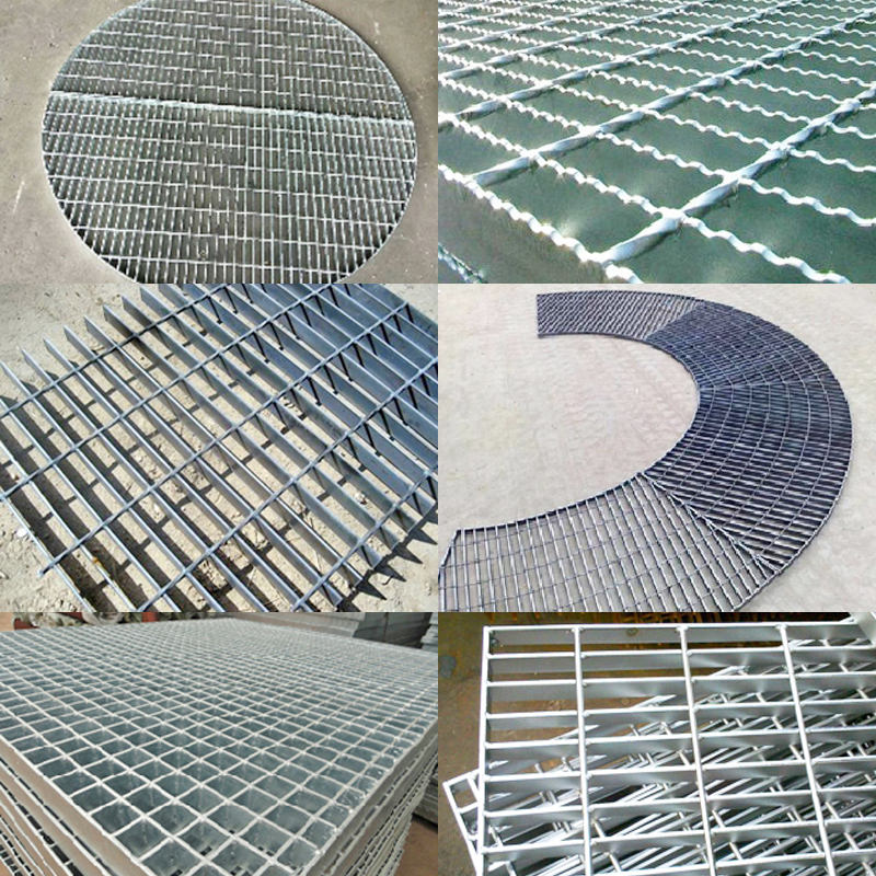 Q235 Metal building materials 32x5mm Galvanized Steel Grating weight kg m2