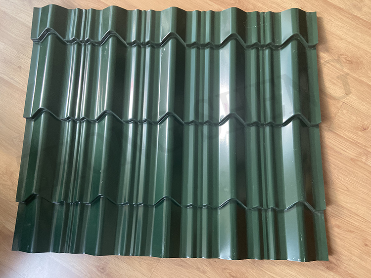 PPGI metal galvanized steel sheet roof plate brick red steel roofing sheet red corrugated roofing sheet